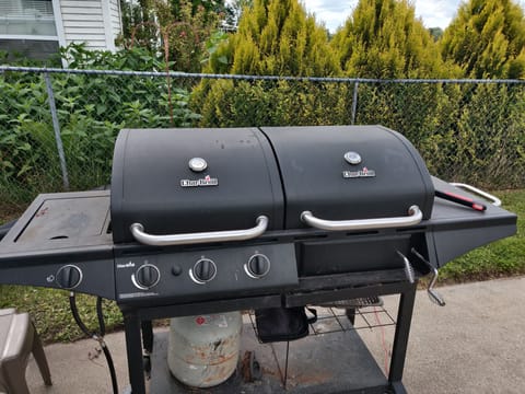 this grill has gas or charcoal options 