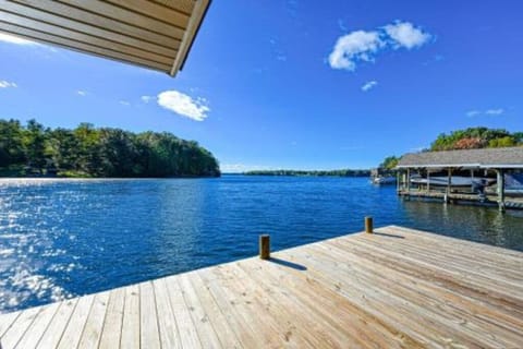 Just Lake 'N' It: Dock in Private Cove - View to Open Water