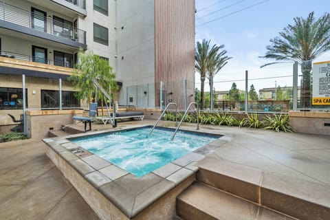 Relax and unwind in the communal swimming pool, ideal for guests of all ages.