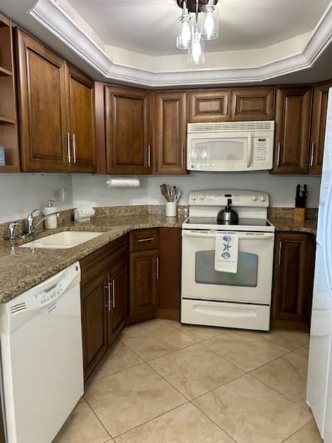 Kitchen has all appliances, dishes, etc... if you need something- reach out 