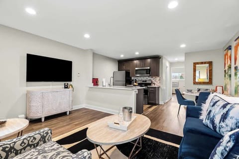 Open concept living space.