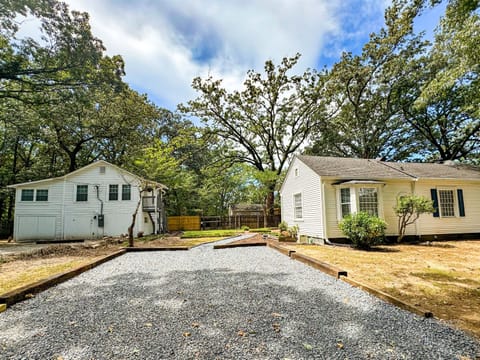 Left side: Carriage House -Right Side: Main House (four parking spots total)