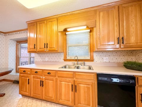 A dishwasher makes dinner cleanup simple