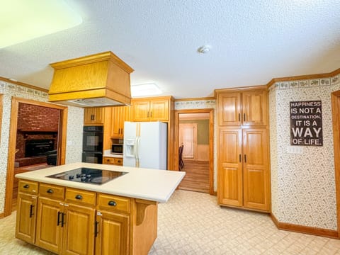 A double oven and large pantry makes this room a chef's favorite!