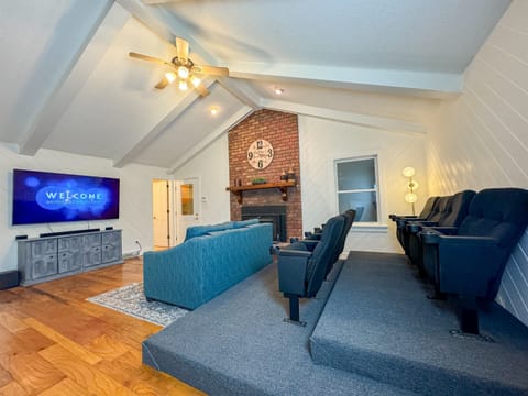 Enjoy family entertainment in the theater room!