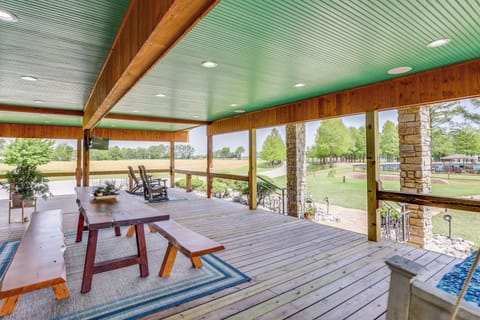 Wraparound Porch | Private Pond Access | Countryside Views