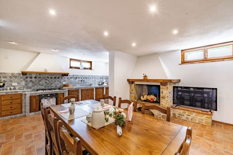 Kitchen and dining area