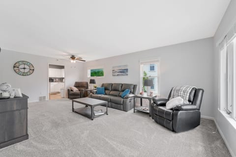 Entry Front Room with Fireplace