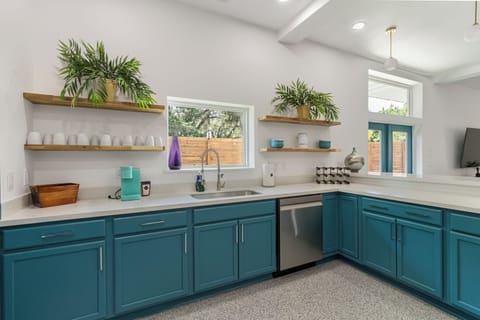 Start your day with a fresh cup of coffee made in the modern Keurig machine