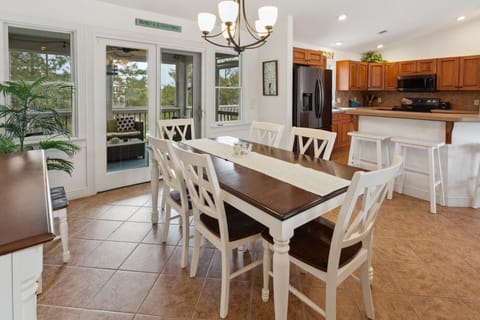 Eat a meal together in the Dining Area with your loved ones.