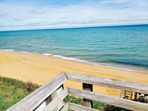 Private beach