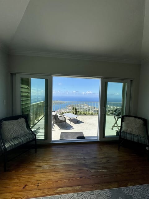 Views from the living area, dining and kitchen