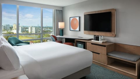 1 King bed. Exact design will be assigned upon arrival