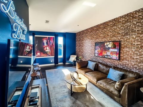 Modern comforts meet southern charm in this cozy living area