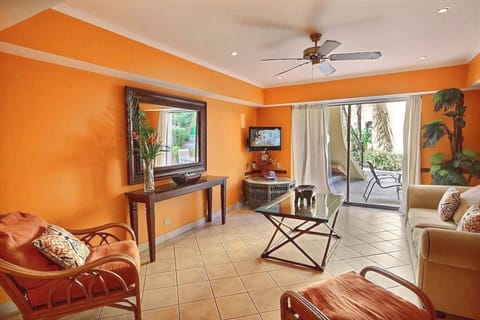 Open up our sliding doors to let in a warm, tropical breeze.