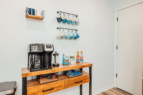 Coffee bar with coffee and tea to get you started