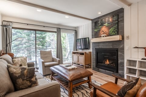 Living Room / Gas Fireplace / Flat Screen TV