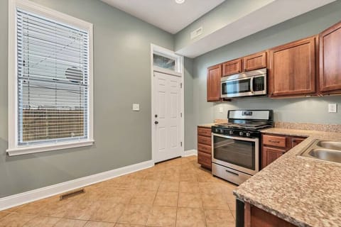 Fully stocked kitchen
