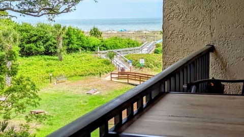 Oceanfront Location - Sea, hear and smell the ocean air from the balcony off the Living Room