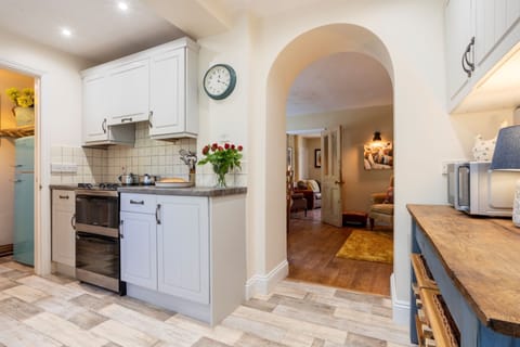 The kitchen at Copper Beech Cottage, Dulverton