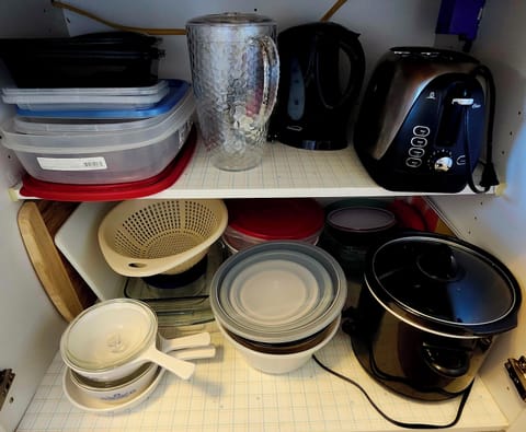 fully stocked kitchen