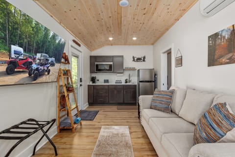 Kitchenette and living area