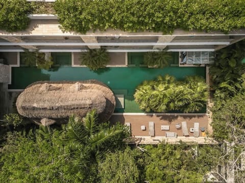 Drone view of building 