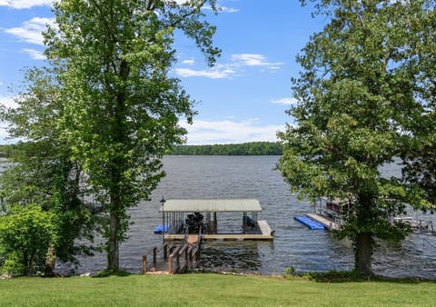 Walk down to your personal dock to play in the water, fish, or just sit and enjoy