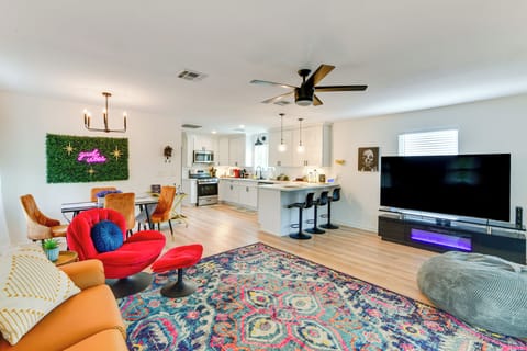 Living Room | 2-Story Home | Central A/C & Heating | Smart TV w/ Cable