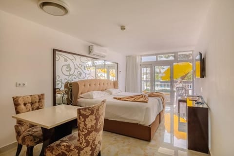 Bedroom. Interior and views may vary based on location and availability