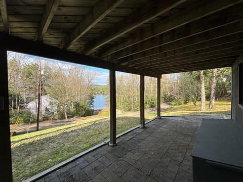 lower level offers a walk out to the yard, and patio space