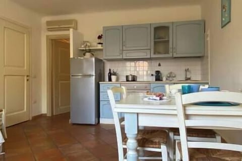 Living room and kitchen