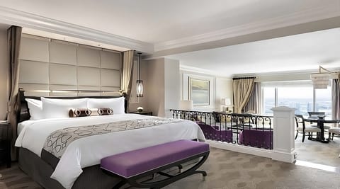 Wake up refreshed in a bright suite with skyline views.
