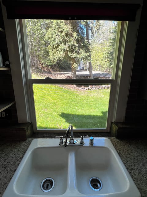 View from the kitchen sink