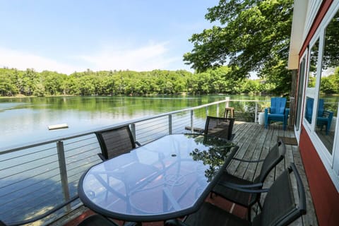 Sip coffee on your private balcony w/ peaceful water views stretching across the lake.