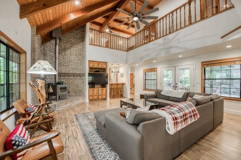 Living Room and Fireplace