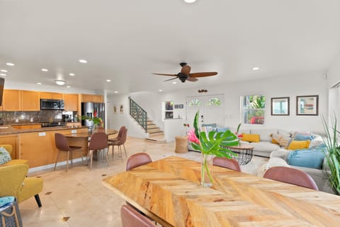 Open layout for seamless transitions.