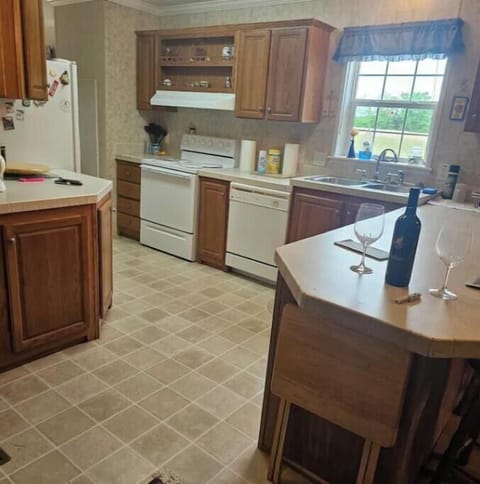  The best kitchen window view for sunrises!