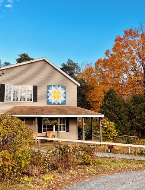 The house from the road
