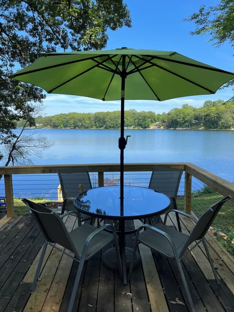 Relax in the shade overlooking the water!