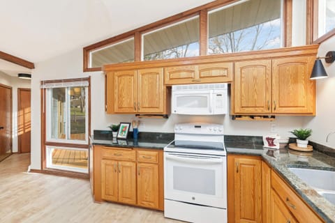 Fully stocked kitchen