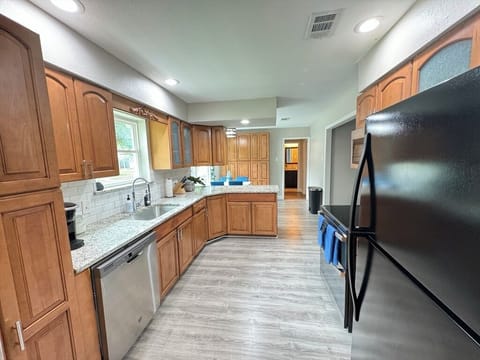 Fully equipped kitchen with spacious countertops