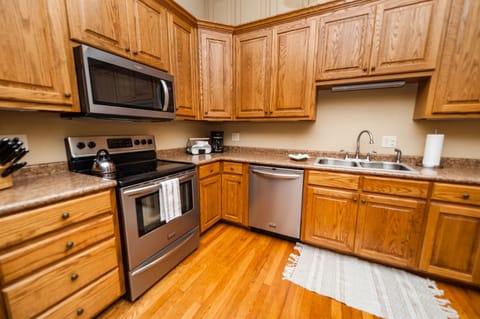 well equipped kitchen