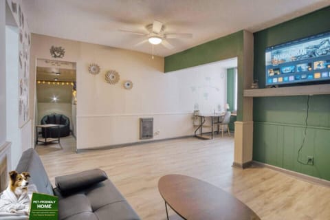  Enjoy cozy movie nights or get productive in our charming workspace, all in a setting that feels just like home.
