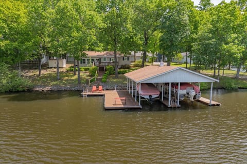 Waterfront Escape.  Enjoy lake views from your private dock.
