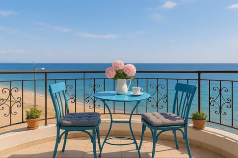 Charming veranda with a stunning sea view