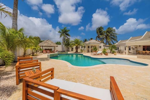 Step into elegance with our private pool and sun loungers, providing a stylish and serene environment for a day of complete relaxation and luxury.