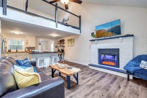 Electric fire place is as warm as it is cool to look at!!!