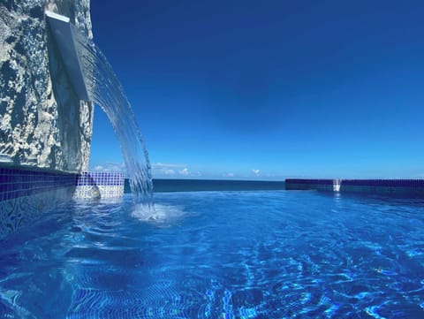 Rooftop infinity edge pool