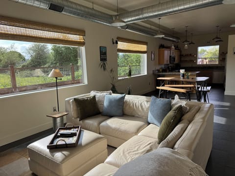 With an open concept, you can all be together during your stay. 